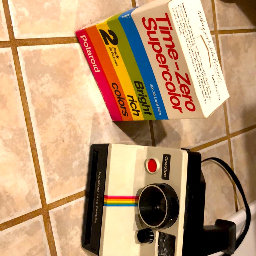 Vintage one step Polaroid land camera